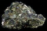Gleaming Pyrite With Galena - Peru #59598-1